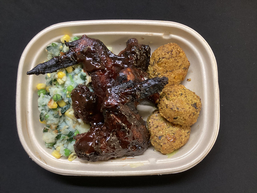 Slow Smoked BBQ Chicken Dinners
