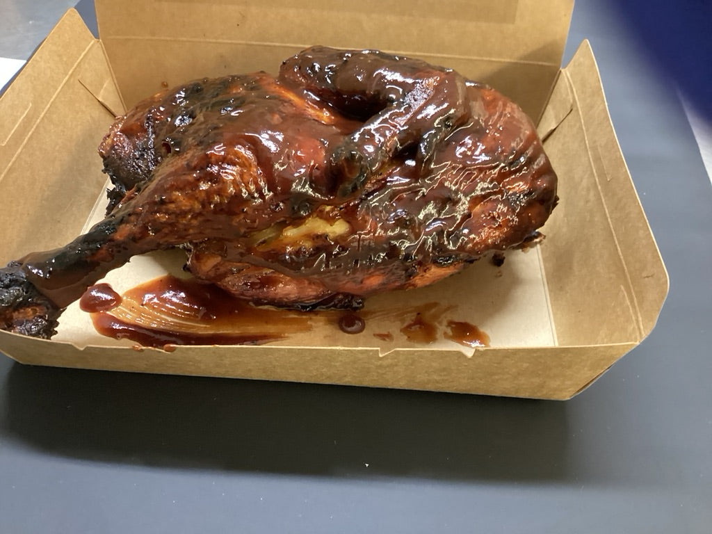 1/2 Chicken - Smoked BBQ Dinner