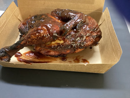 1/2 Chicken - Smoked BBQ Dinner