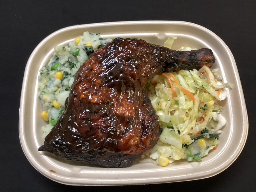 Chicken Leg 1/4 - Smoked BBQ Dinner