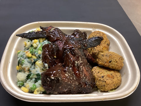 3 Wings - Smoked BBQ Dinner