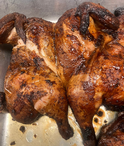Slow Smoked BBQ 1/2 Chicken Dinner
