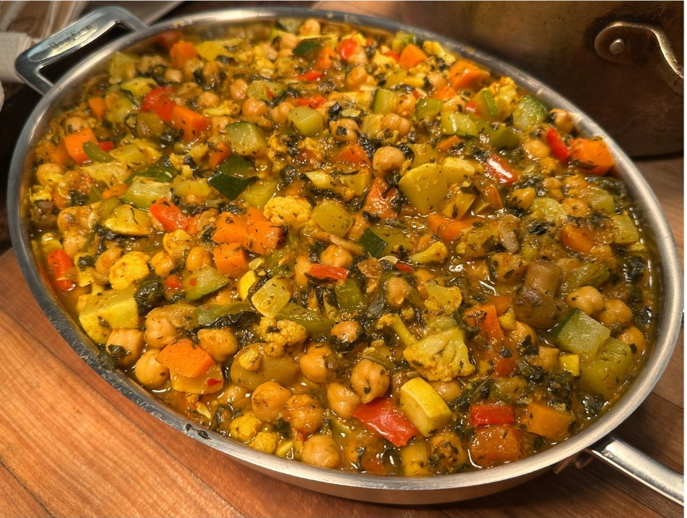 Chickpea & Vegetable Ghanaian  Palava Sauce