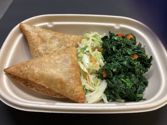 Mediterranean Chicken & Spinach Samosa_MEAL