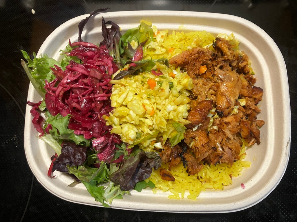 Pulled BBQ Chicken w/ 2 Sides