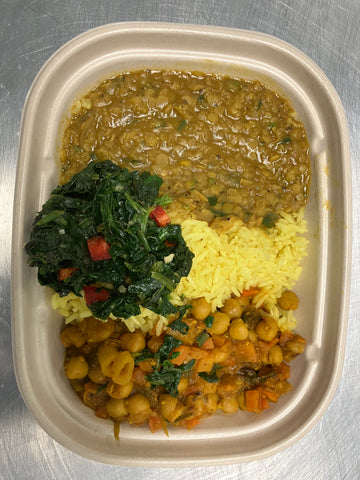 Ethiopian Lentils & Chickpea Tajine Combo w/ 2 sides