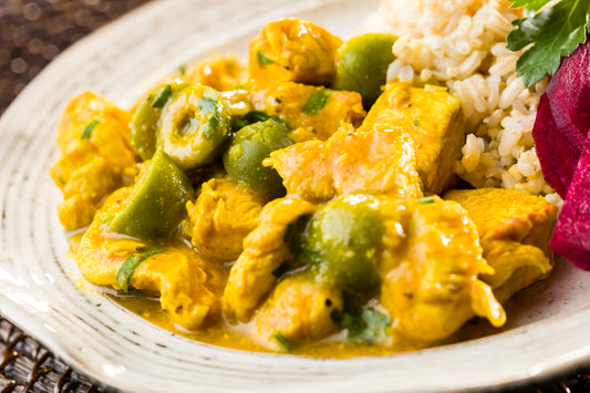 Moroccan Lemon & Olive Chicken w/ 2 sides