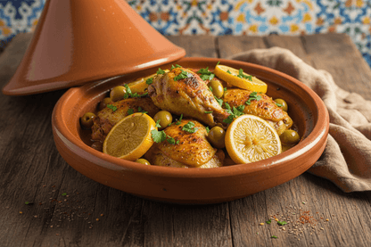 moroccan lemon chicken tajine