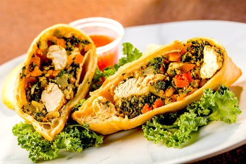 Mediterranean Chicken & Spinach Samosa_(12pc or  24pc)