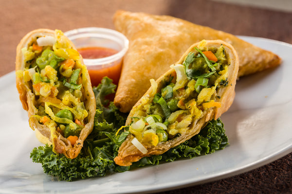 Global Village Cuisine | Curry Vegetable Samosa (6 piece)